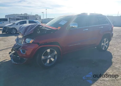 2015 Jeep Grand Cherokee Overland из США, поврежденный, VIN 1C4RJECG0FC220496